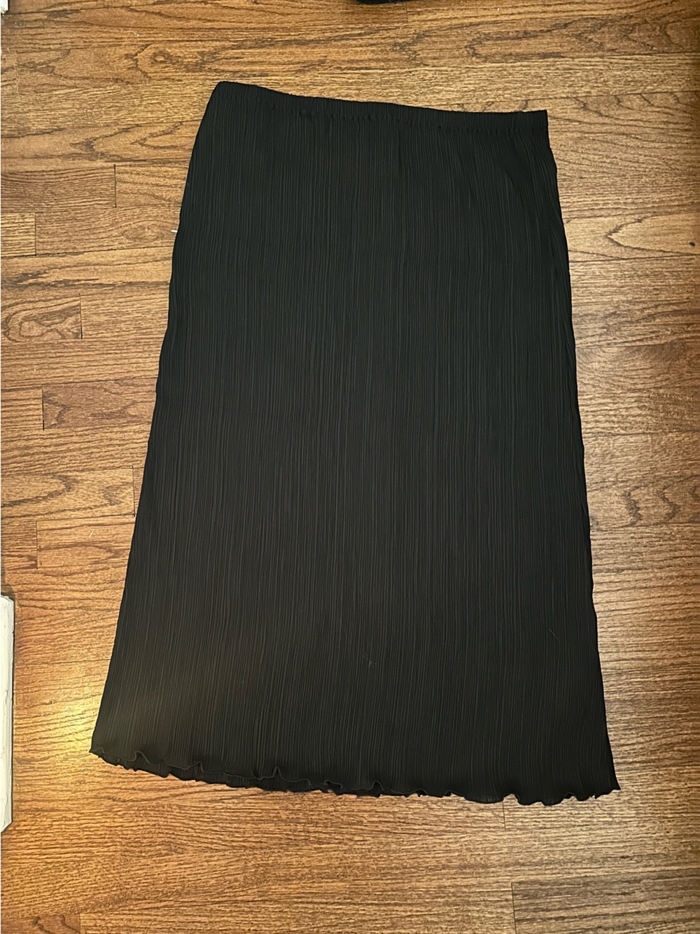 Madewell Black Pleated Maxi Skirt - Women